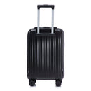 14' & 20' ABS Spinner Wheel Luggage Set with Cosmetic Case