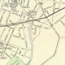 Vintage Map of Stamford, Connecticut 1893