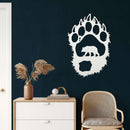 Bear Paw Metal Wall Art