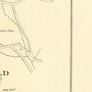 Vintage Map of Newtown, Connecticut 1893