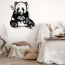 Panda Metal Wall Art
