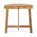 Outdoor Half Round Folding Acacia Wood Bistro Table by HouseOfZazla