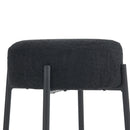 30" Tall, Round High Bar Stools, Set of 2 - Contemporary upholstered dining stools for kitchens, coffee shops and bar stores - Includes sturdy hardware support legs