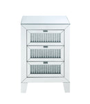 Noralie Mirrored & Faux Diamonds Accent Table