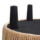 Yolanda - Round Upholstered Accent Ottoman by HouseOfZazla