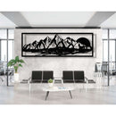 Mountain And Lake Metal Wall Art