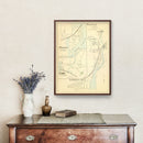 Vintage Map of Noank, Connecticut 1893