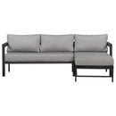 U_style Outdoor L-Shaped Sofa with Iron Frame,Weather-Resistant Patio Sofa Set with Ultra-Thick Cushions,Comfortable Seating for 3,Ideal for Patio, Balcony,and Garden by Montret