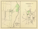Vintage Map of Litchfield, Connecticut 1893