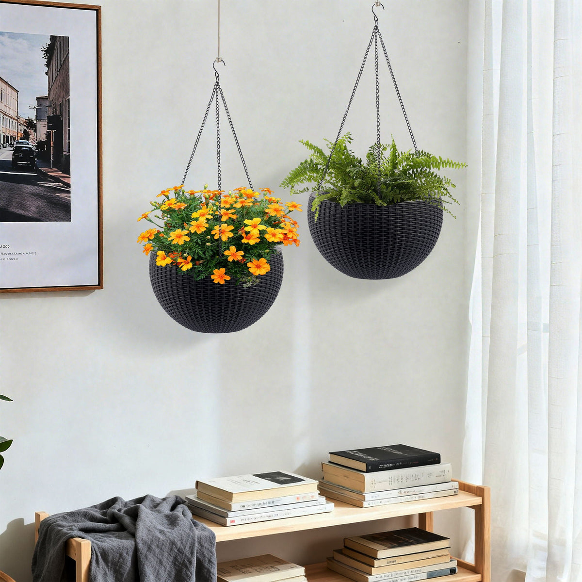 Self Watering Hanging Planter, photo 9 of 21