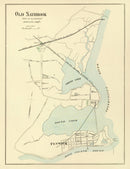 Vintage Map of Old Saybrook, Connecticut 1893