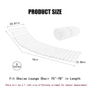 2 Piece Outdoor Chaise Lounge Chair Cushion Set by HouseOfZazla