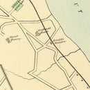 Vintage Map of Haddam, Connecticut 1893