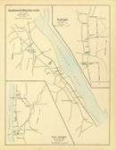 Vintage Map of Haddam, Connecticut 1893