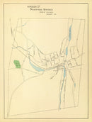 Vintage Map of Stafford Springs, Connecticut 1893