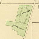 Vintage Map of Brooklyn, Connecticut 1893
