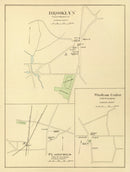 Vintage Map of Brooklyn, Connecticut 1893