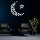 Crescant And Star Metal Wall Art