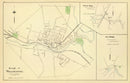 Vintage Map of Central Village, Connecticut 1893