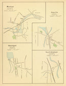 Vintage Map of Dayville, Connecticut 1893