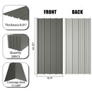 20 Pcs 42.52''X18.9'' Corrugated Metal Roofing Panels