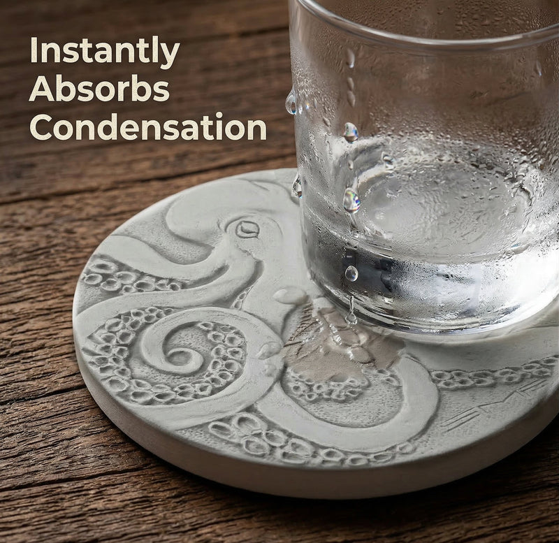Octopus Drink Coasters, photo 2 of 9