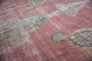 12x18.5 Antique Distressed Kermanshah Carpet