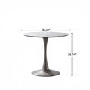 Mid-Century Tulip Table With Round Top, Pedestal Base by Unique Piece Furniture