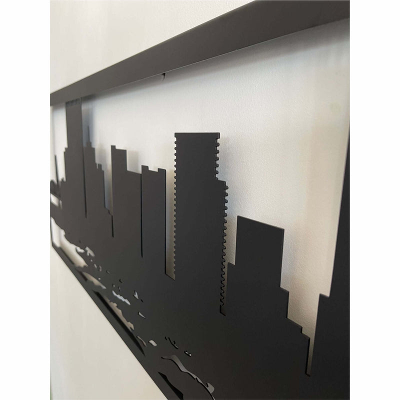 Portland Skyline Metal Wall Art