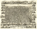 Vintage Map of Boston Highlands, Massachusetts 1888