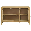Ashton - 3 Door Accent Cabinet - Natural by HouseOfZazla