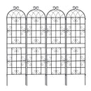 Metal Garden Rustproof Trellis For Climbing Plants Outdoor Flower Support by Unique Piece Furniture