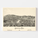 Vintage Map of Graniteville, Massachusetts 1886