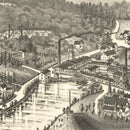 Vintage Map of Graniteville, Massachusetts 1886