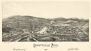 Vintage Map of Graniteville, Massachusetts 1886