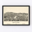 Vintage Map of Graniteville, Massachusetts 1886