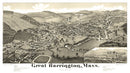 Vintage Map of Great Barrington, Massachusetts 1884