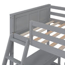 Full Over Full Bunk Bed With Desk