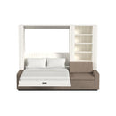 Wall Bed with Extended Sofa