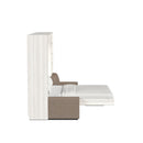 Wall Bed with Extended Sofa