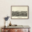 Vintage Map of Groton, Massachusetts 1886