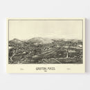 Vintage Map of Groton, Massachusetts 1886