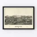 Vintage Map of Groton, Massachusetts 1886
