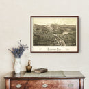 Vintage Map of Haydenville, Massachusetts 1886