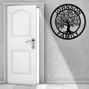 Family Tree Personalized Metal Wall Art