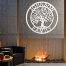 Family Tree Personalized Metal Wall Art