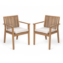Patio Dining Chair, Comfortable Waterproof Seating (Set of 2)