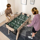 54 Inch Foosball Table Arcade Soccer Game Table with 2 Balls and 26 Players-Natural by LJGDeals