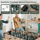 54 Inch Foosball Table Arcade Soccer Game Table with 2 Balls and 26 Players-Natural by LJGDeals