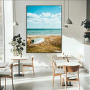 Coastal Serenity Wall Art Canvas Print – Framed Ocean View by MyGreatCanvas | Canvas Wall Art Prints | Photo Prints & Wall Decor